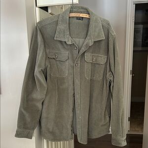 Buffalo David Bitton Corduroy Shirt Jacket in Olive